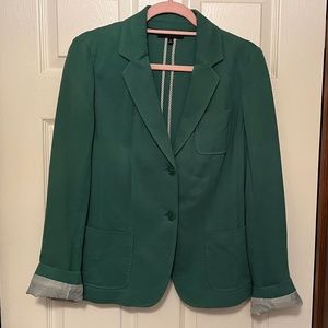 Talbots Women’s Kelly Green Cotton Blazer